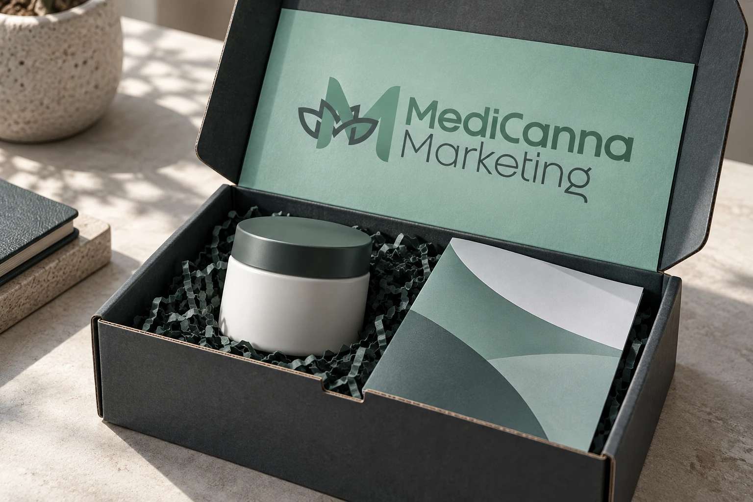 Branded mailer and printed communication materials